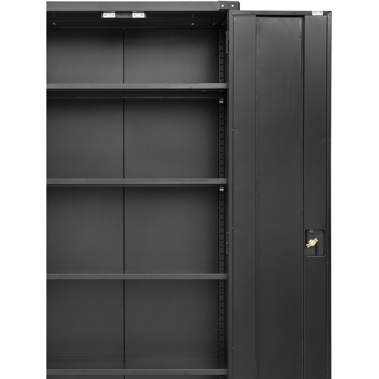 Commercial Storage Cabinet With Wheels Black 800x420x1820mm | Dl10