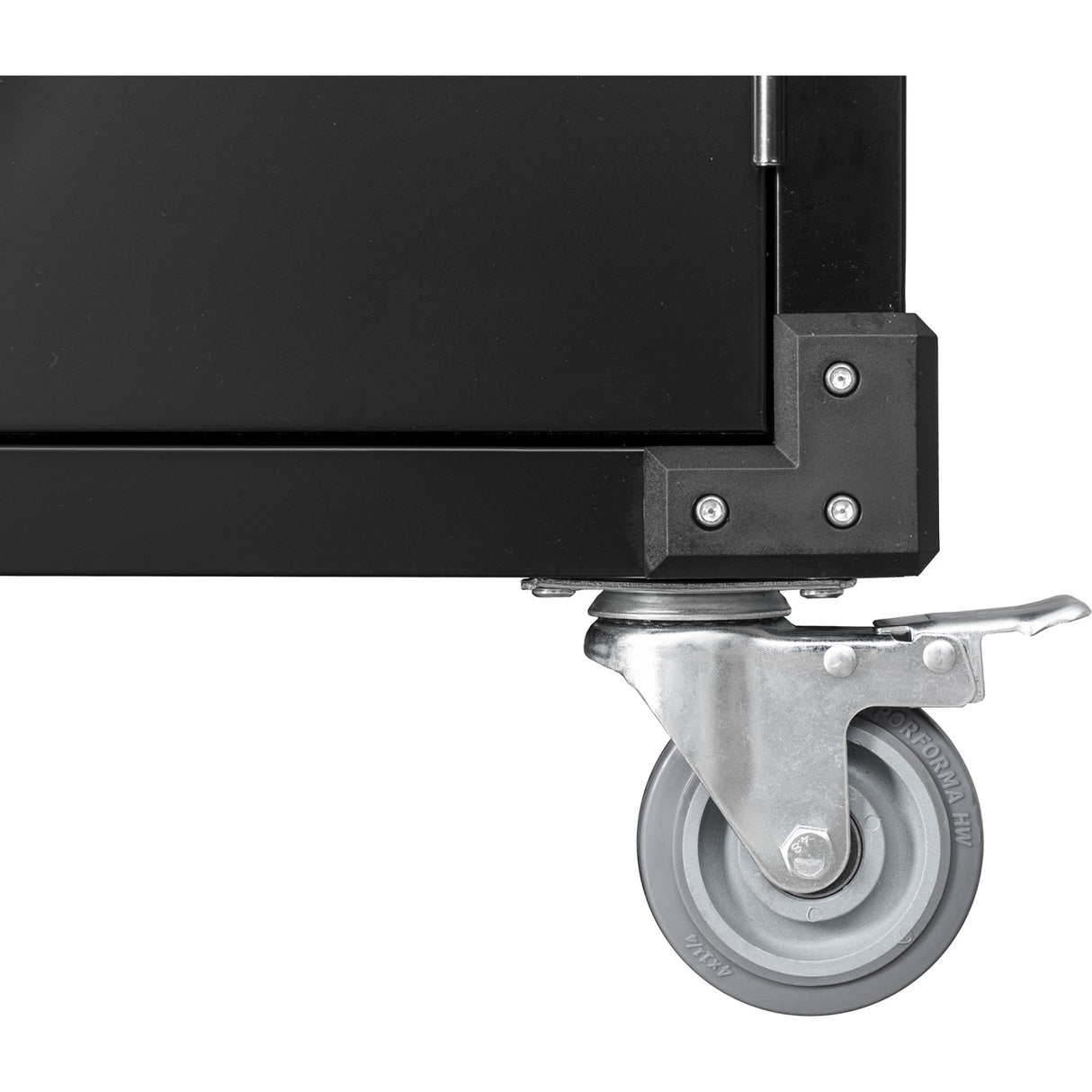 Commercial Storage Cabinet With Wheels Black 800x420x1820mm | Dl10