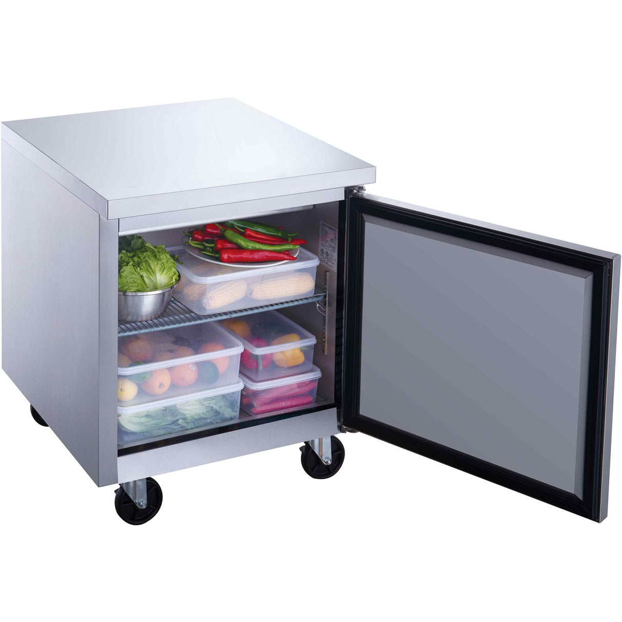 Professional Refrigerated Counter 1 Door Depth 800mm | Duc29 R