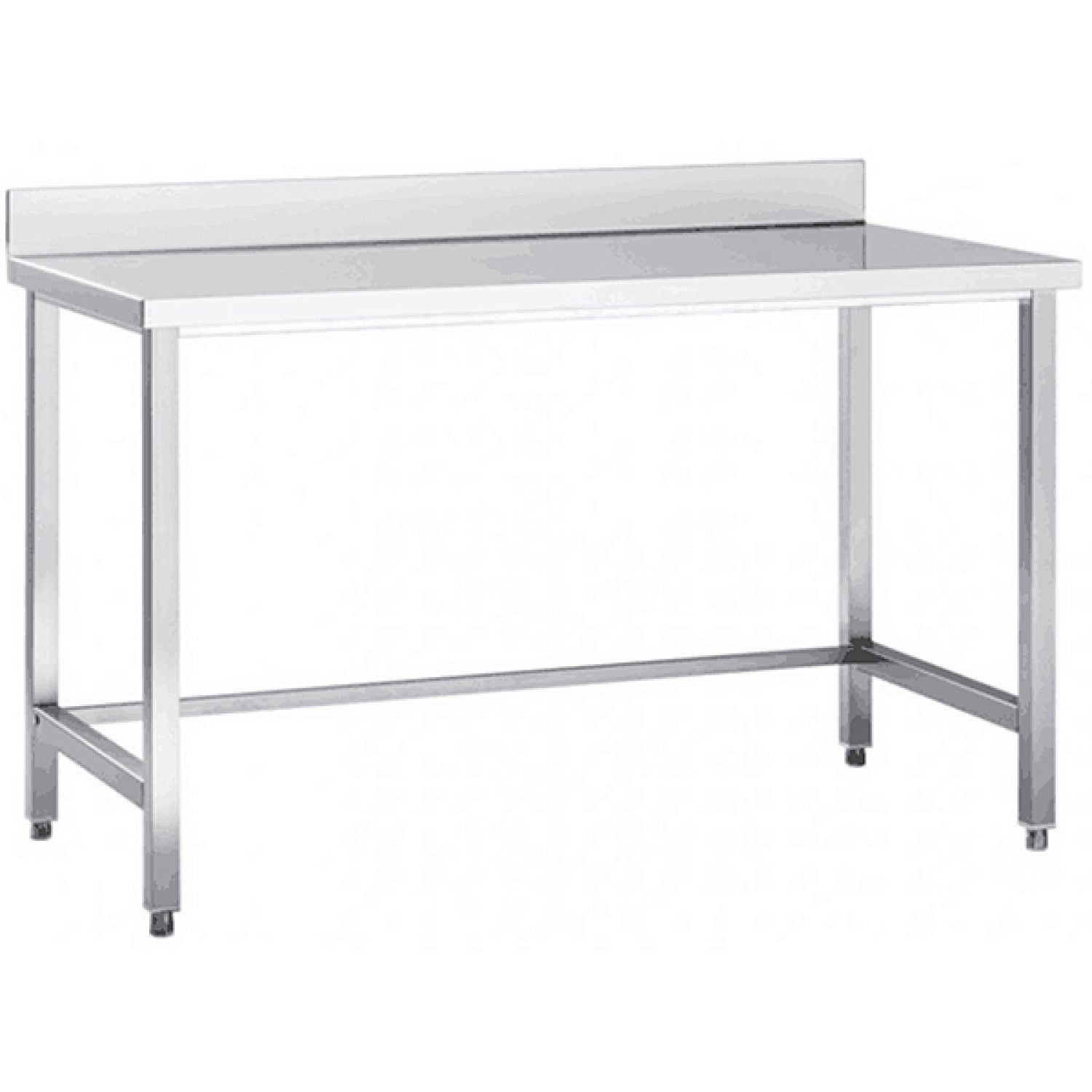 Professional Work Table Stainless Steel No Bottom Shelf Upstand 1500x600x965mm |  Dw6150