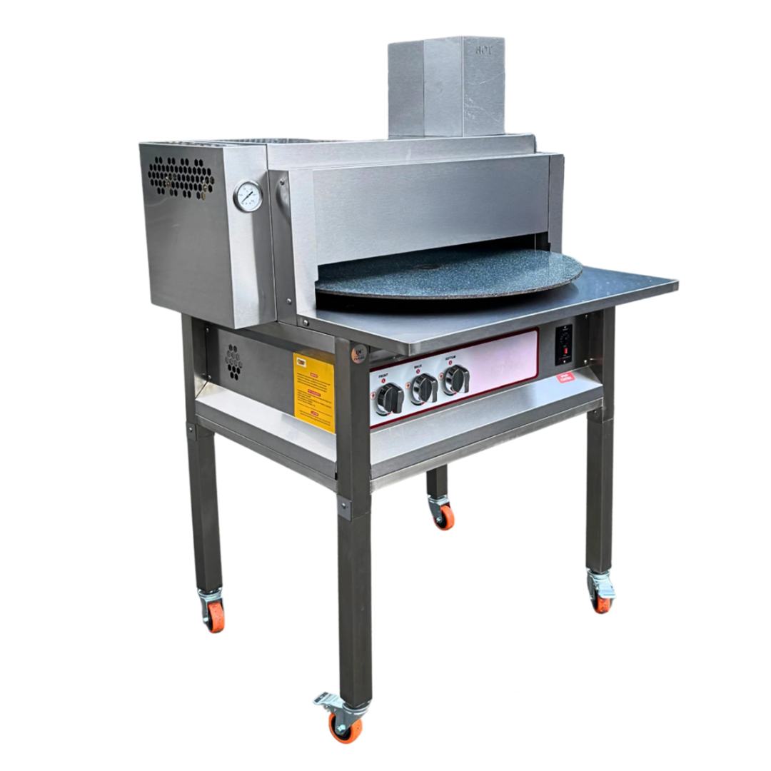 Deluxe Automatic Rotating Gas Tandoori Oven – Roti & Naan Maker (300 pcs/hr)