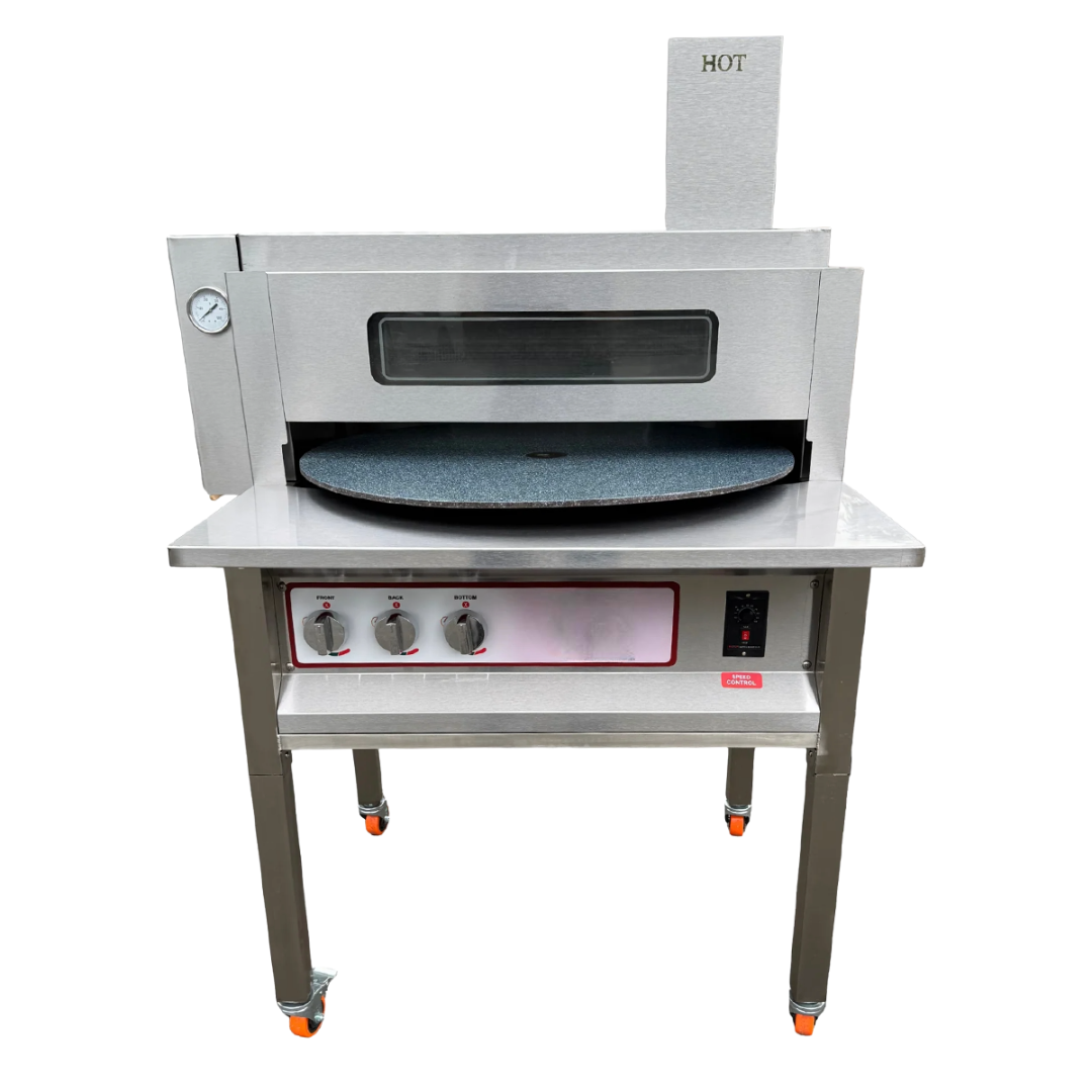Deluxe Automatic Rotating Gas Tandoori Oven – Roti & Naan Maker (300 pcs/hr)