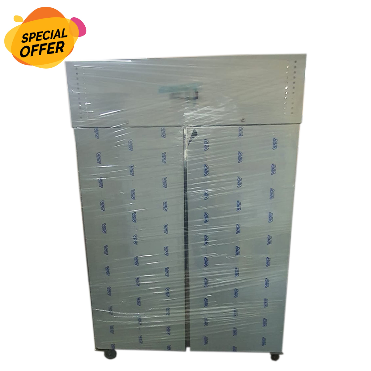 1200lt Double Door Fridge Stainless steel Upright cabinet Twin door GN2/1 Fan assisted cooling - Special Price