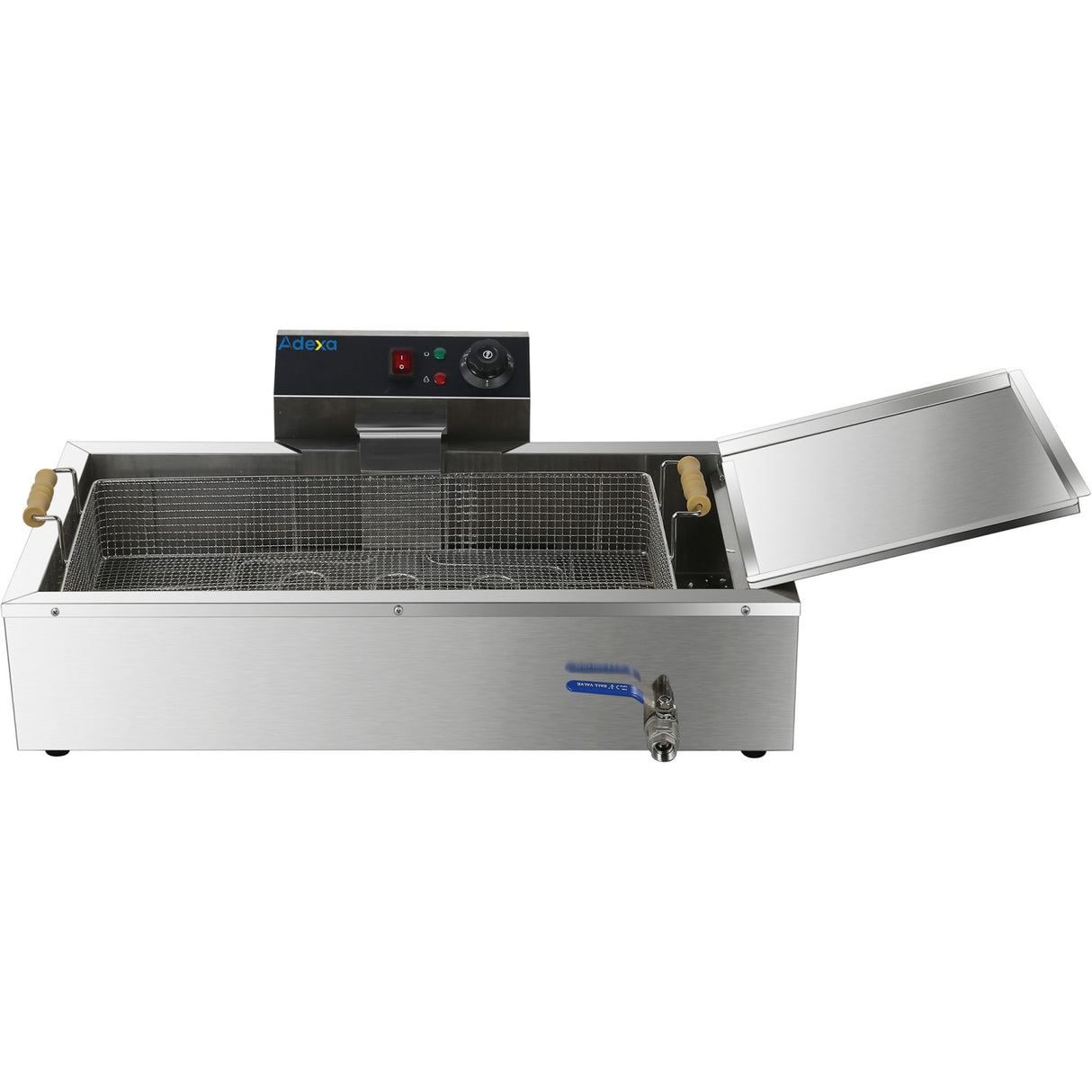 Commercial Fryer Single Electric 13 Litre 3.9k W Countertop Drainage Tap | Ef13 L