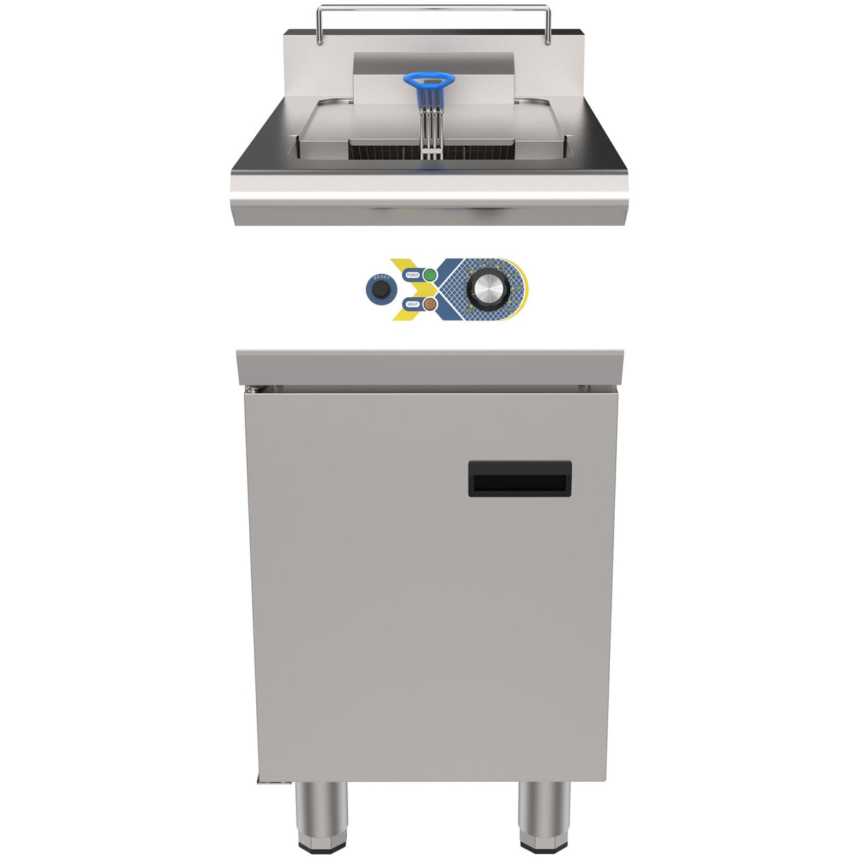 Commercial Electric Deep Fryer Floor Standing Single Tank 400×700×964mm | Ef21 L