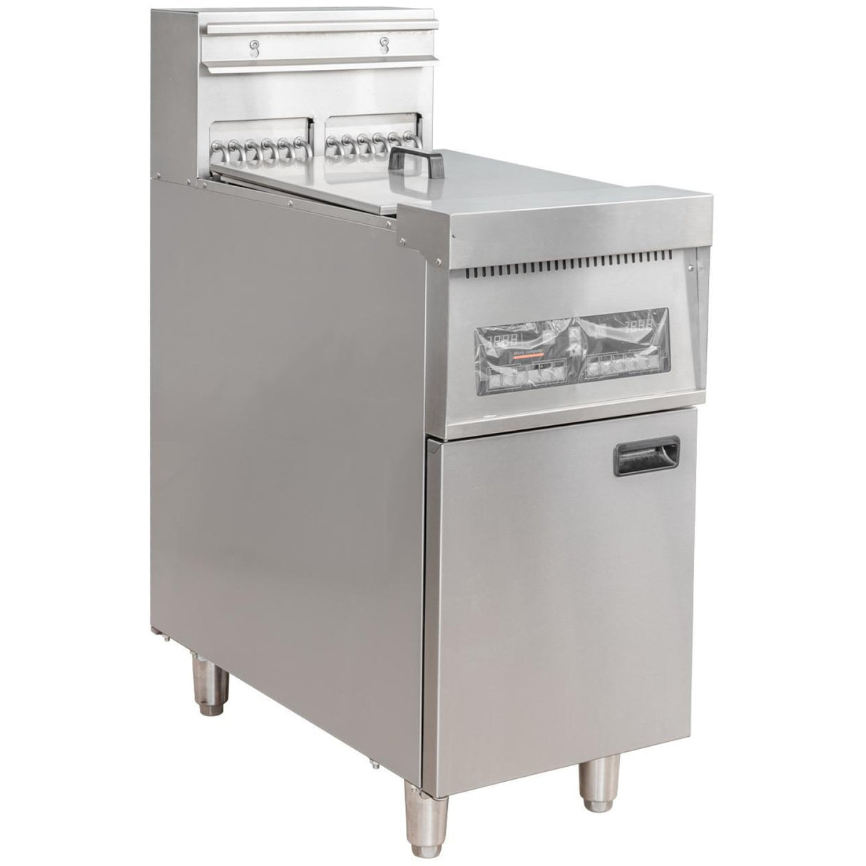 Professional Free Standing Electric Fryer Double Tank 2 X 14 L 400x800x1100 Mm | Ef9 C2