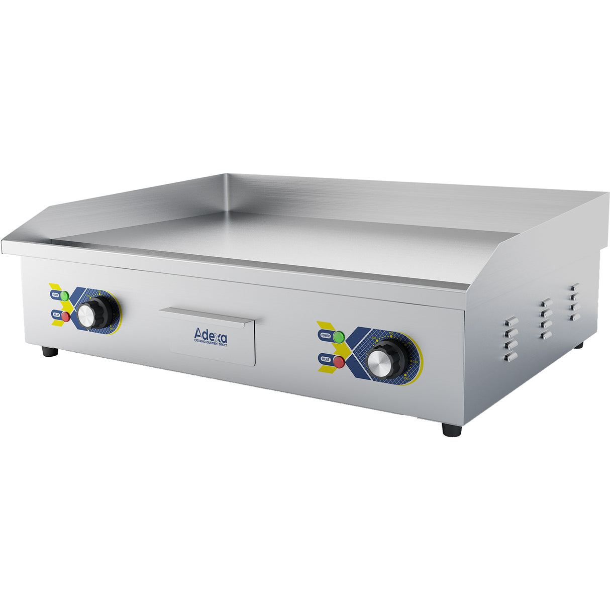 Commercial Griddle Smooth 730x550x240mm 4.4k W Electric | Eg8201