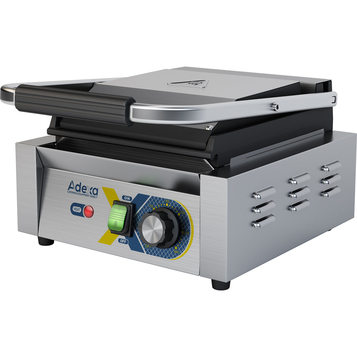 Heavy Duty Panini Contact Grill Single Smooth | Egd10 A