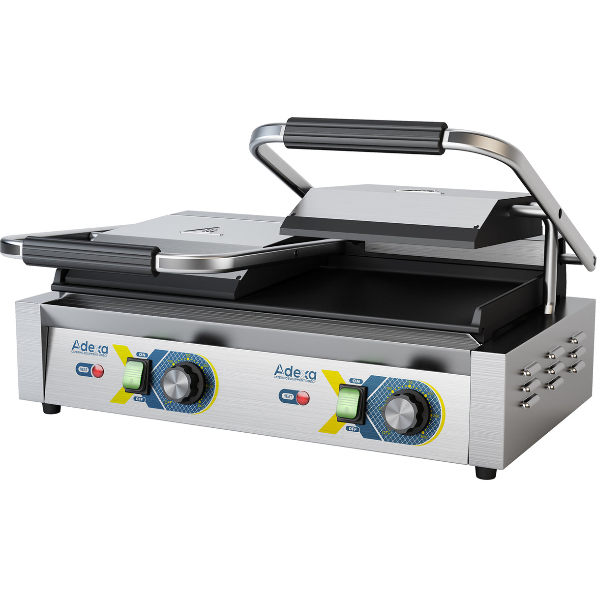 Heavy Duty Panini Contact Grill Double Smooth | Egd20 A