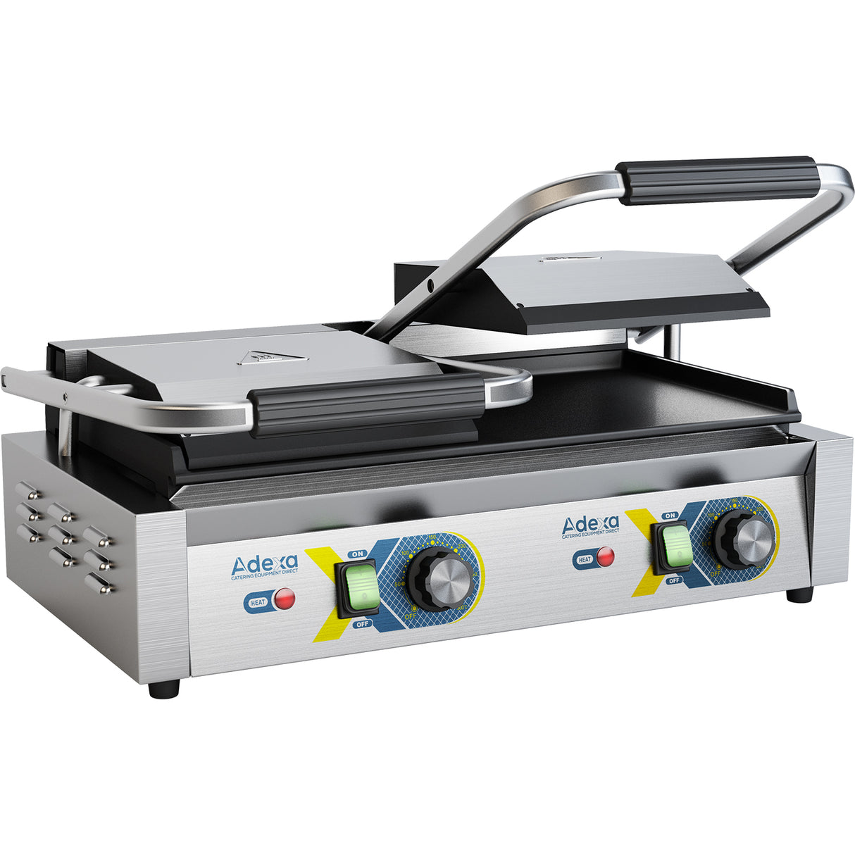 Heavy Duty Panini Contact Grill Double Smooth | Egd20 A