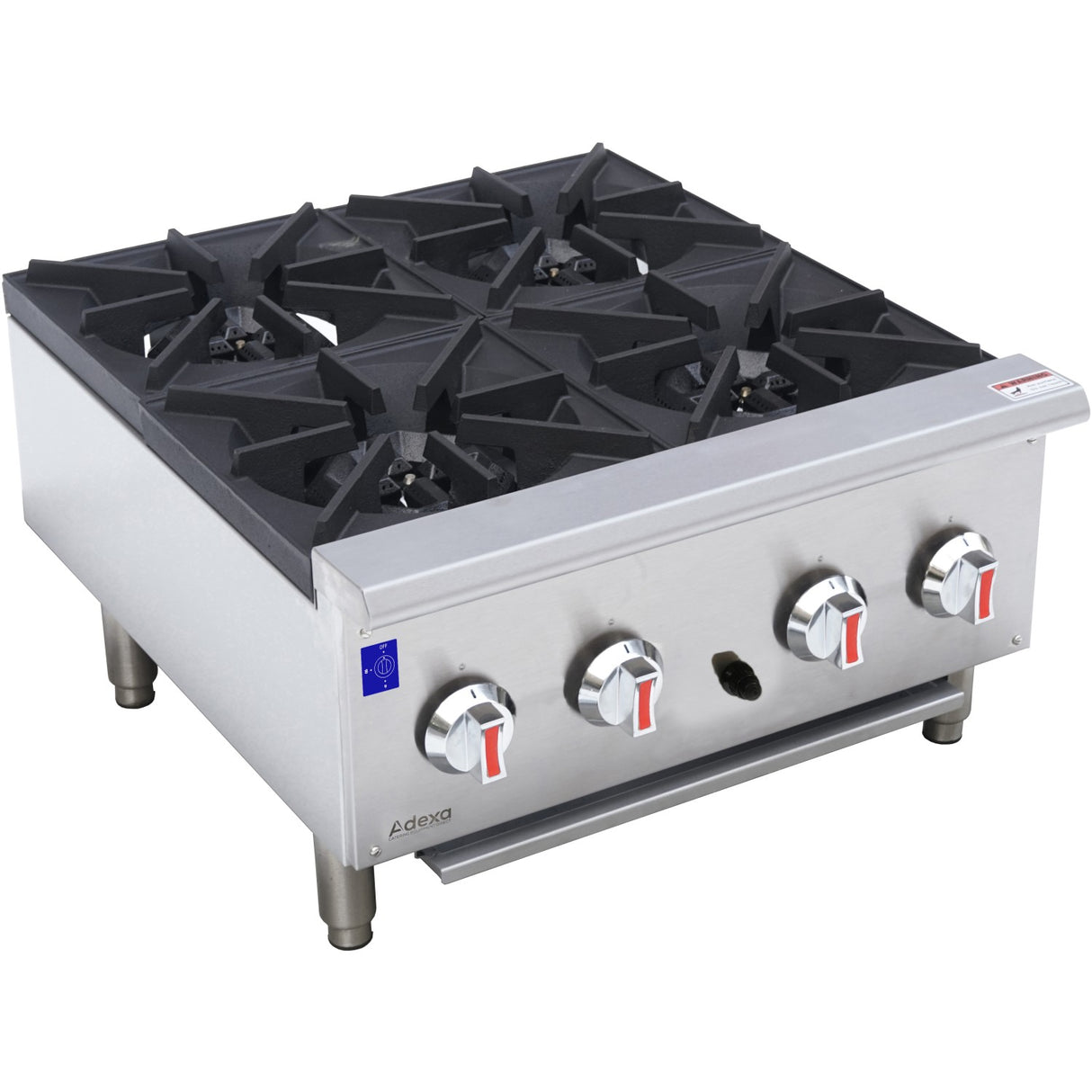 Professional Gas Hotplate Cooker 4 Burners 28k W Countertop | Ehp4 S