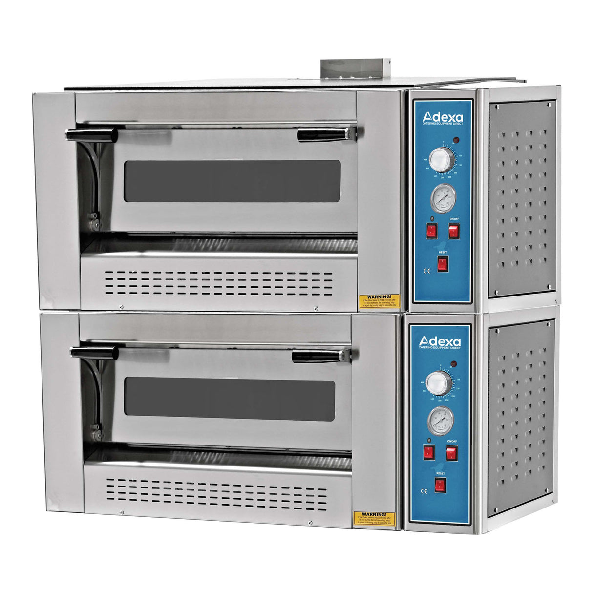 Gas Pizza Oven 2 Chambers, Capacity 2 X 4 Pizzas Of 12'' | Emp44 G