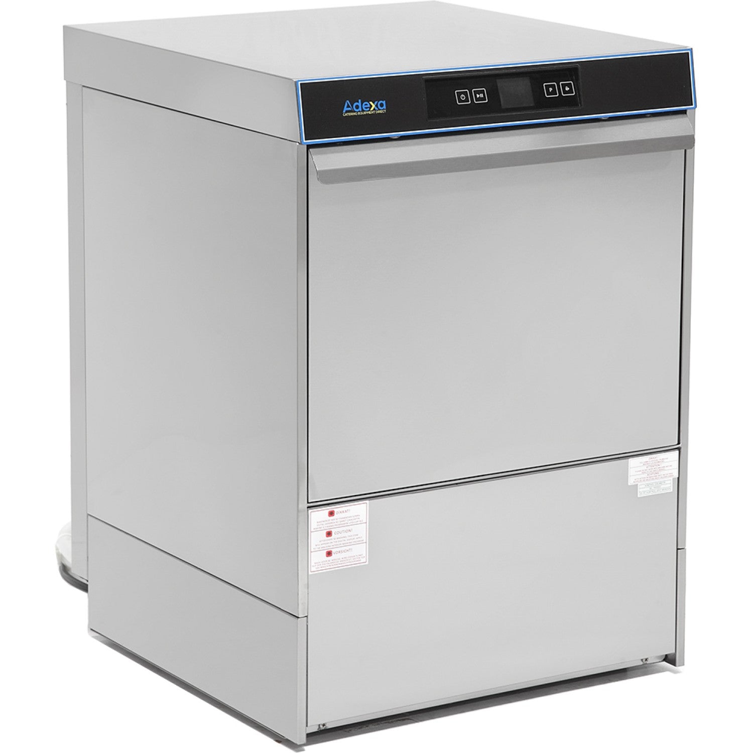 Commercial Dishwasher 540 Plates/Hour 500mm Basket Digital Drain Pump Detergent Pump Rinse Aid Pump 230 V |  Emp500 Sdf