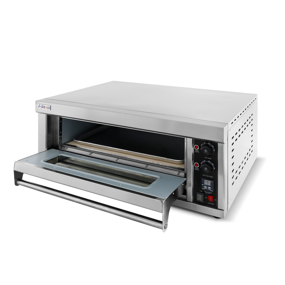 Commercial Pizza Oven Electric 650x500mm 4.4k W 4 Pizzas At 10&Quot; | Mareo101 D