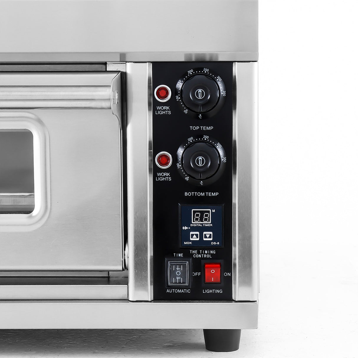 Commercial Pizza Oven Electric 650x500mm 4.4k W 4 Pizzas At 10&Quot; | Mareo101 D