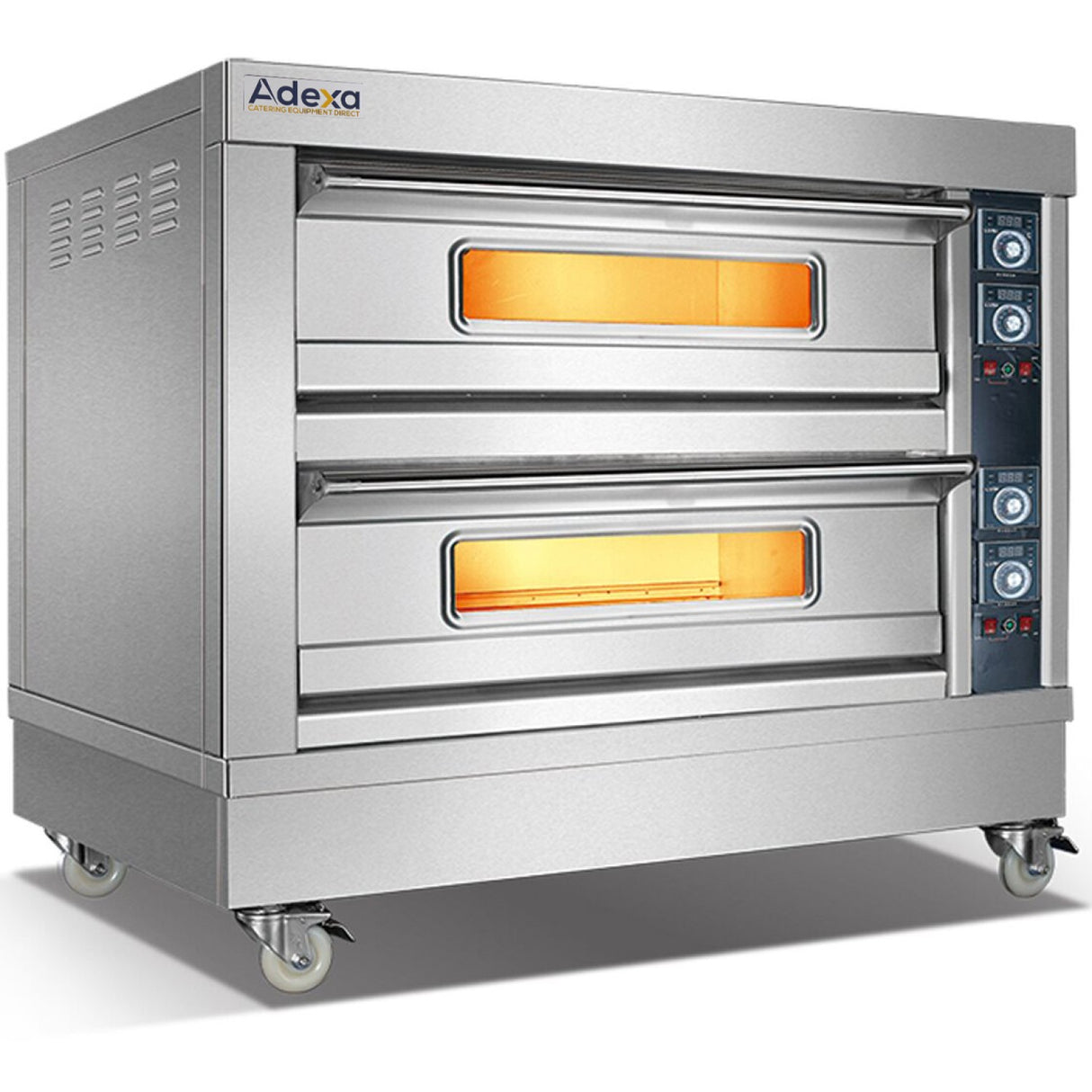 Commercial Pizza Oven Electric 1270x630mm 16k W Capacity 16 Pizzas At 12&Quot; Digital Display| Mareo206 D