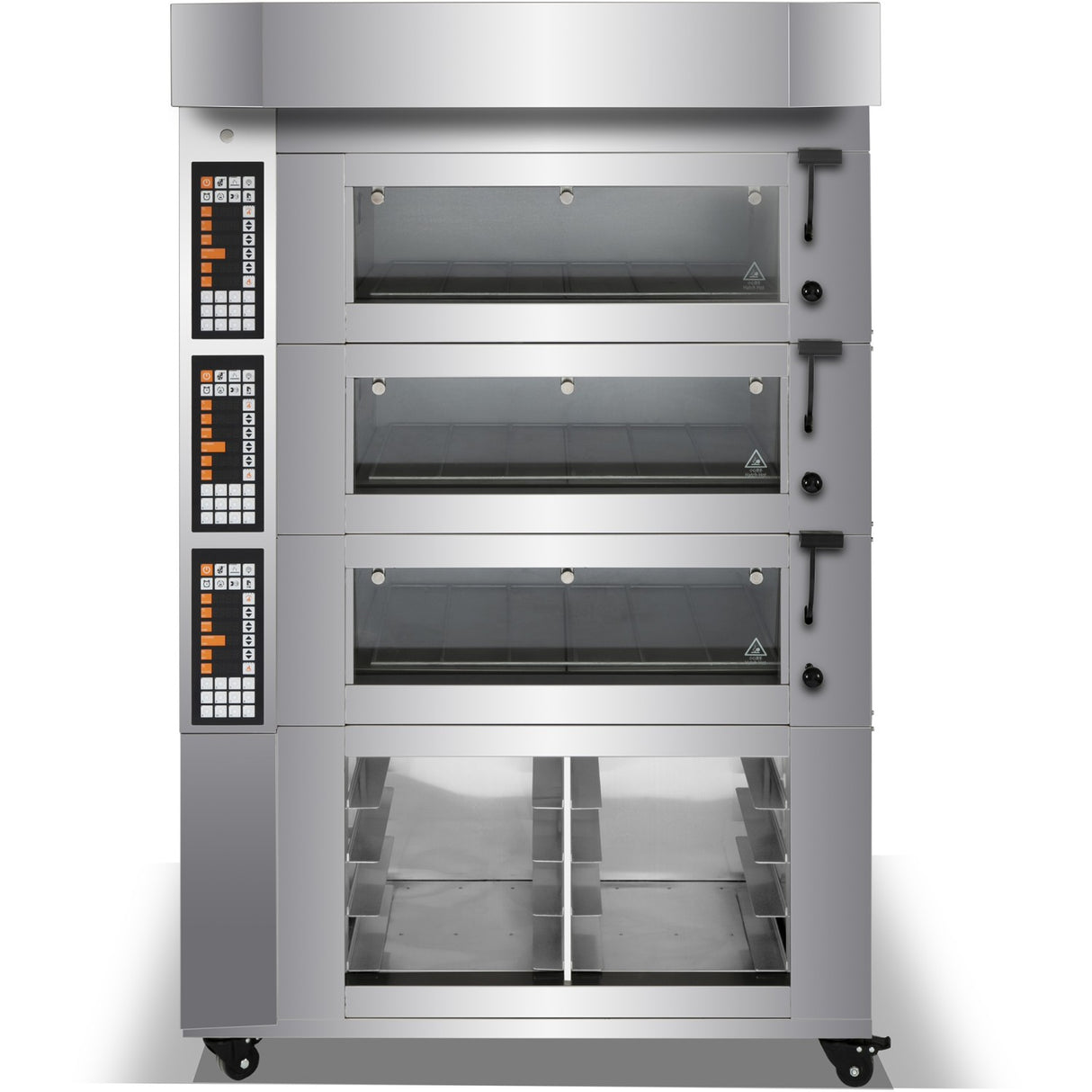 Commercial Electric Bakery Deck Oven 6 X 400x600 Trays Capacity With Steam Cooking Function | Eo36
