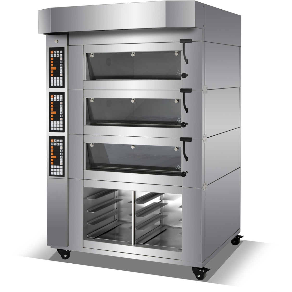 Commercial Electric Bakery Deck Oven 6 X 400x600 Trays Capacity With Steam Cooking Function | Eo36