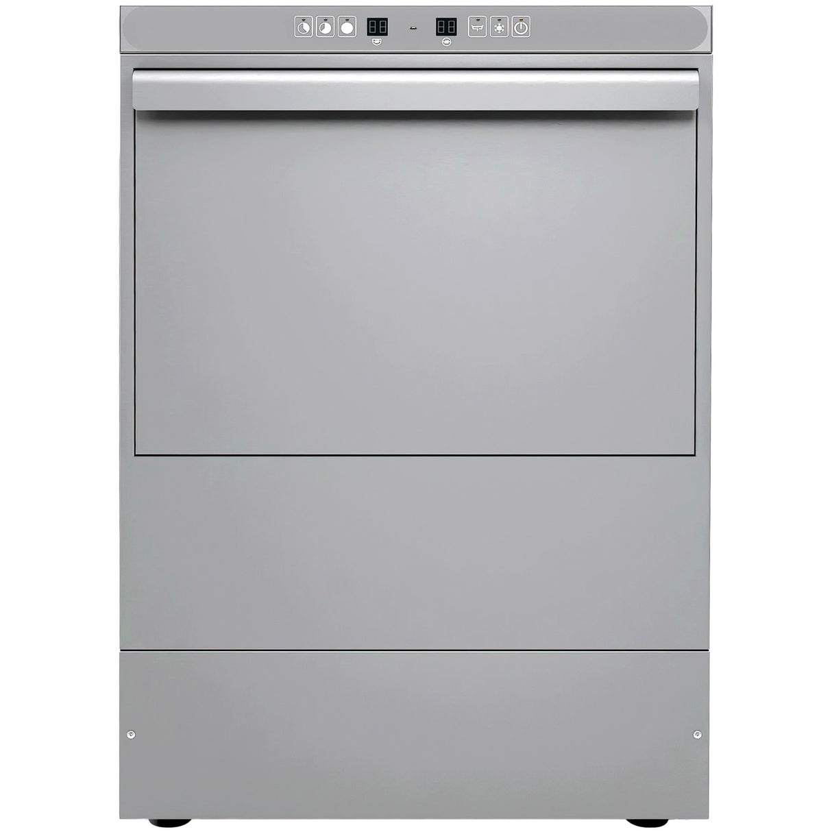 Commercial Undercounter Digital Dishwasher With 400mm Basket And Rinse, Detergent &Amp; Drain Pump | Evw26 Made In Europe