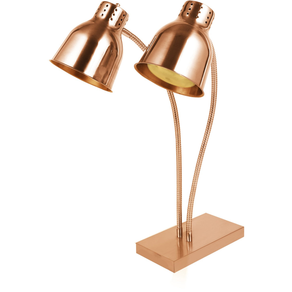 Commercial Tabletop Food Warmer 2 Heating Lamp 250 W Gold | Ewl02 G2