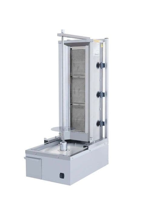 3 Burner Slim Kebab Machine Natural Gas