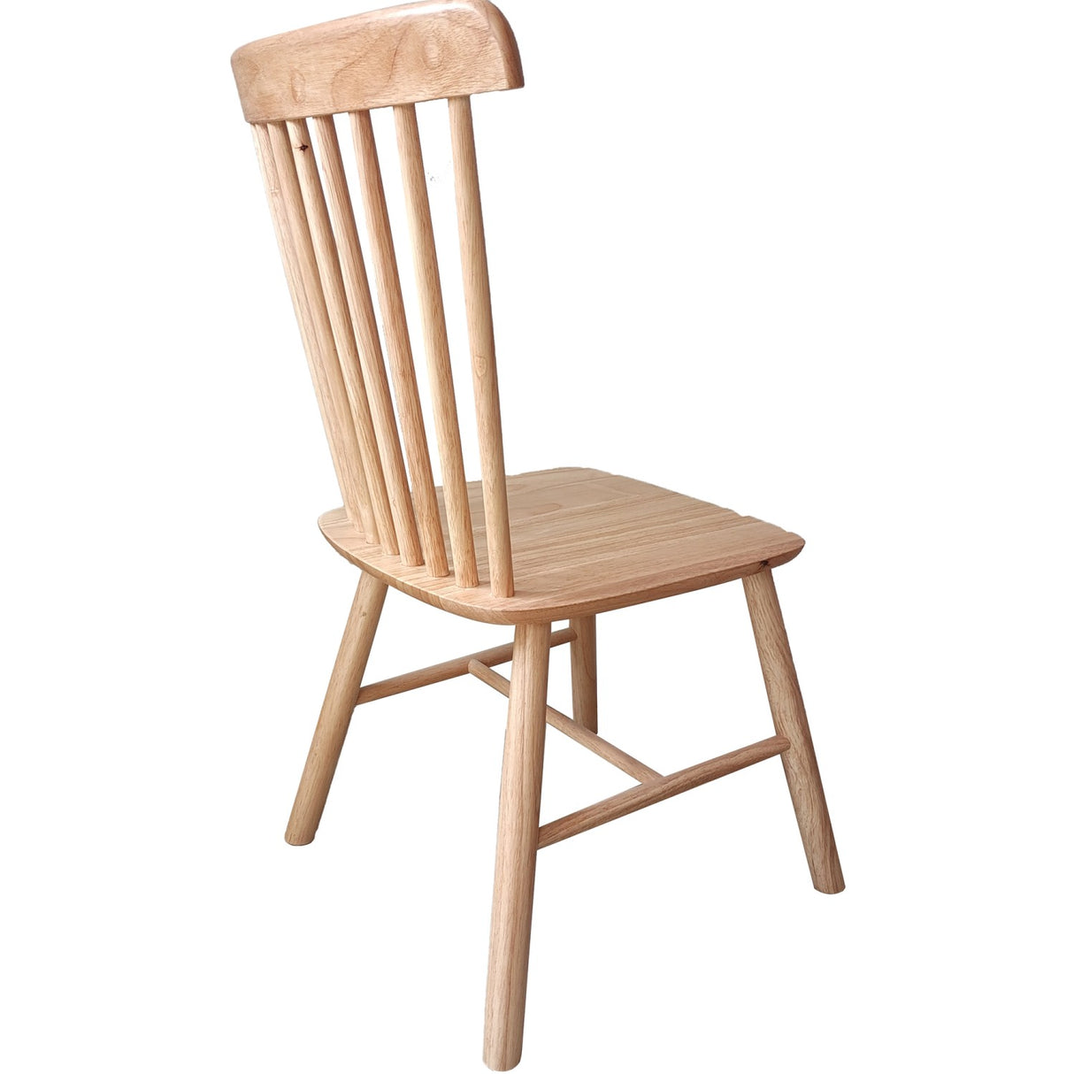 Wood Windsor Back Dining Chair With Wooden Seat | F1069