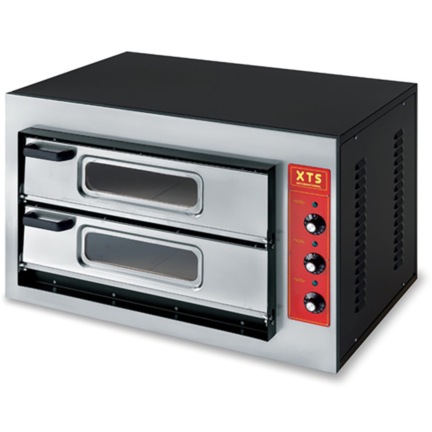 Italian Premium Electric Pizza &Amp; Bakery Oven Thermometer 2 Chambers Capacity 2 X 600x400mm Trays 230 V | Xts F265