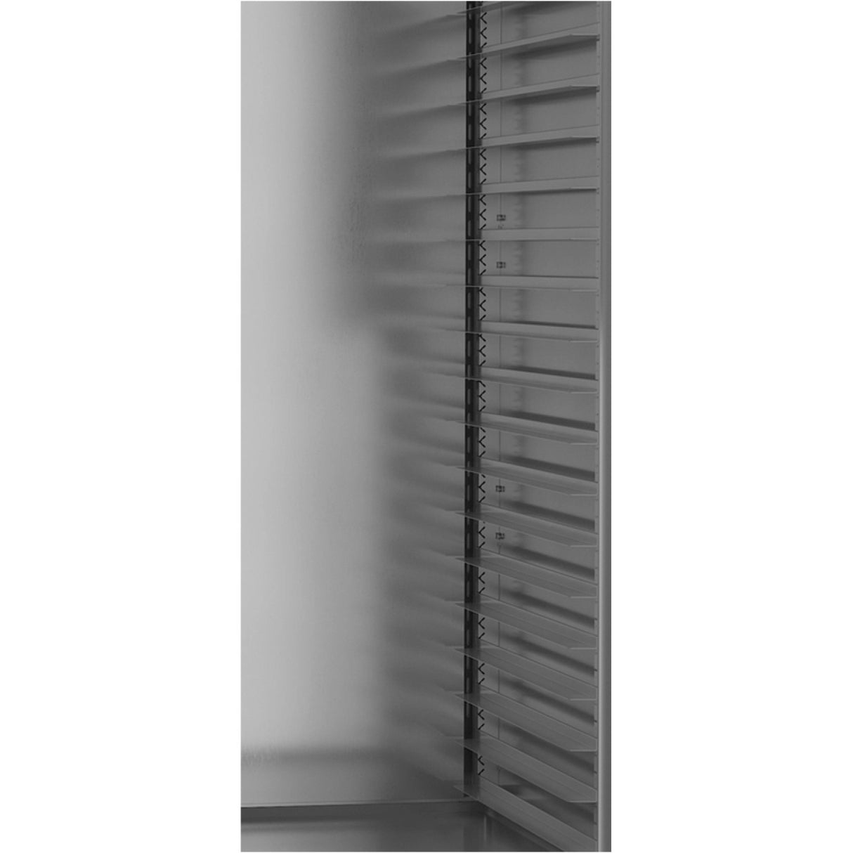 852lt Commercial Bakery Freezer Stainless Steel Upright Cabinet Single Door 800x600mm Ventilated Cooling | F6080