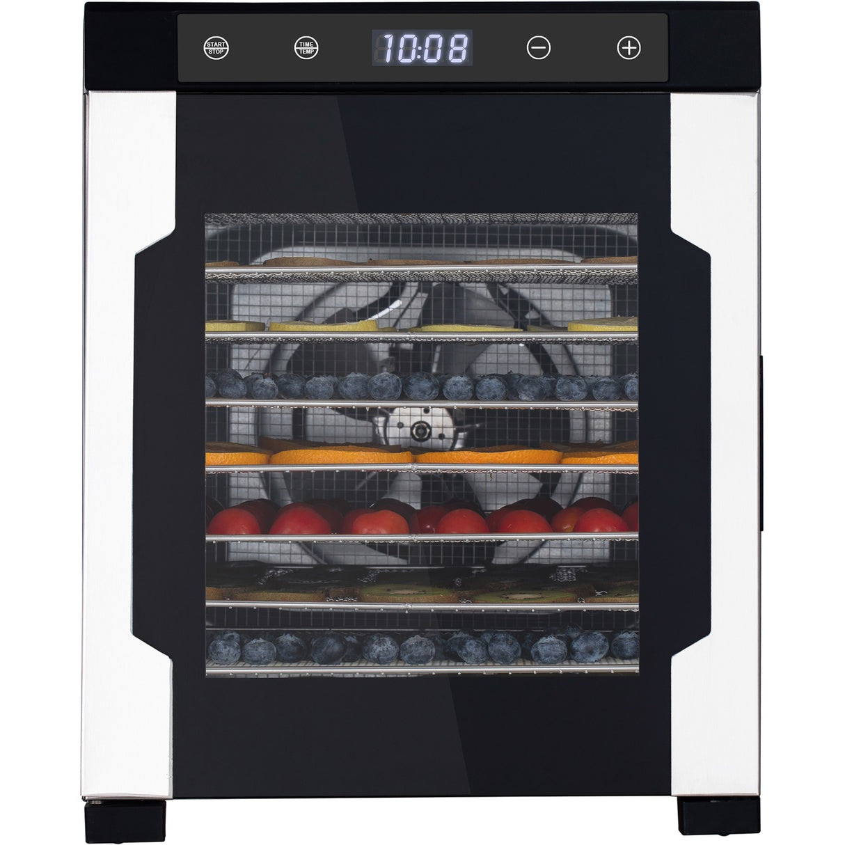 Commercial Food Dehydrator 10 Removable Trays 0.9k W | Fd10 A