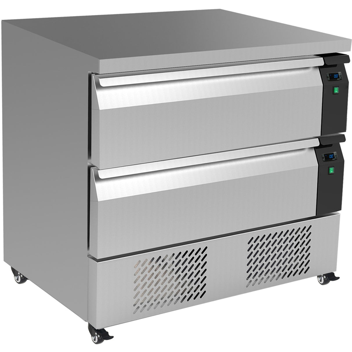 Flex Drawer Counter Fridge &Amp; Freezer 905x700x840mm 4x Gn1/1 | Cbf92