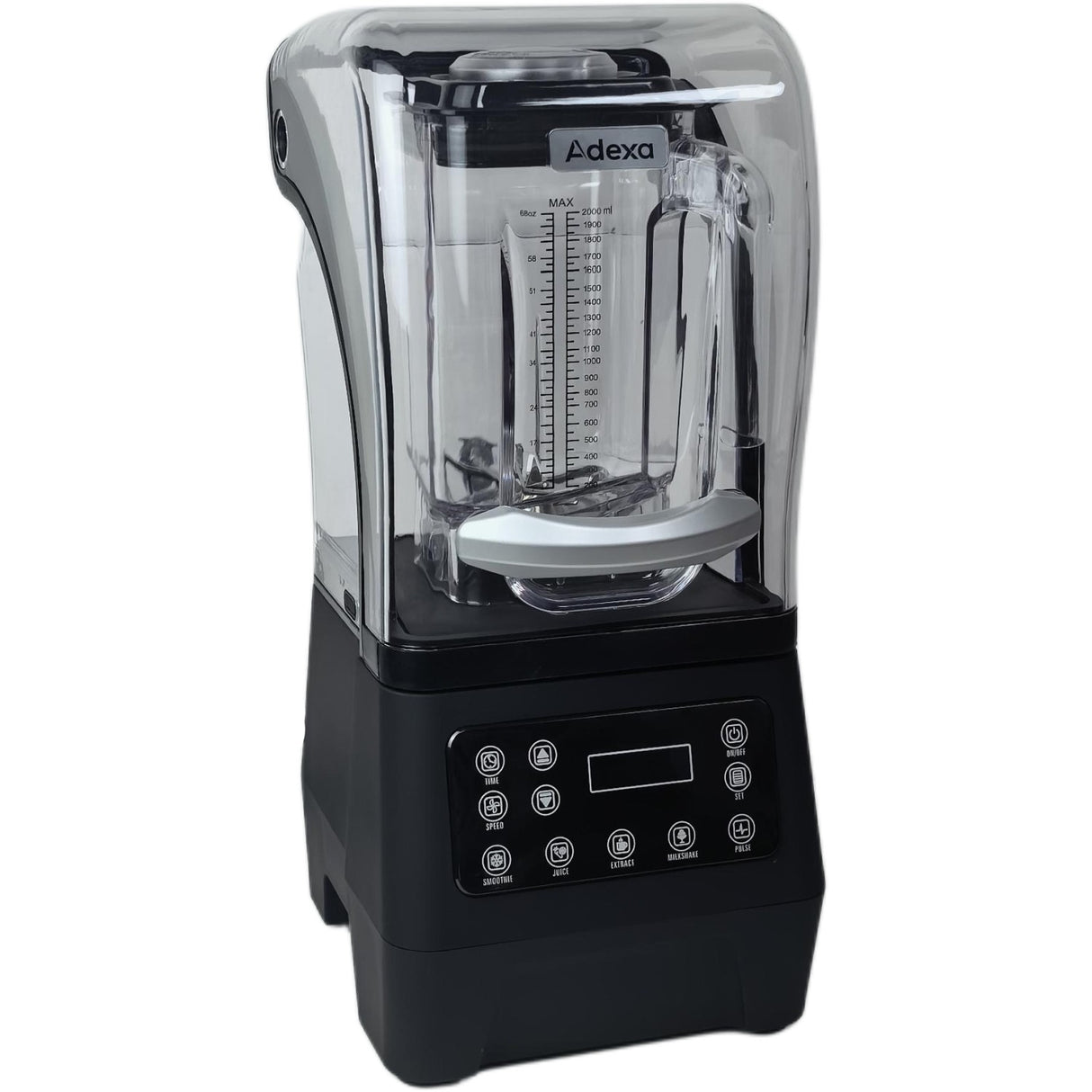 Commercial Blender With Sound Cover 1800 W 2.0 L Jar 28000rpm 250x220x500mm | Ft901 D