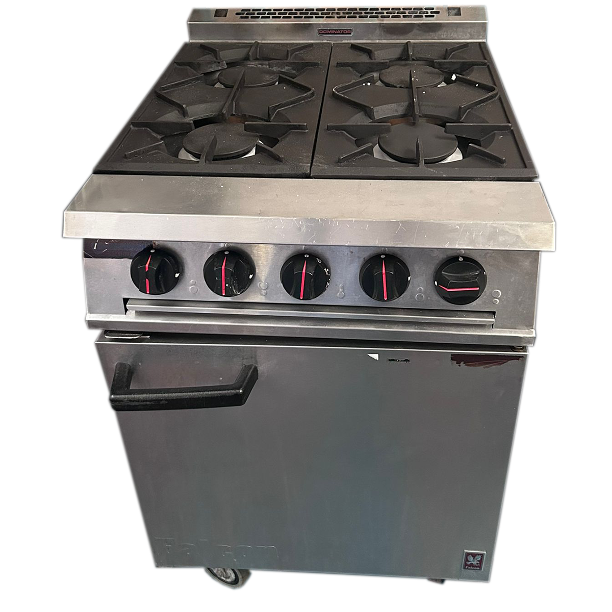 Falcon 4 Burner Dominator Plus Oven Range Propane Gas with Castors - Refurbished