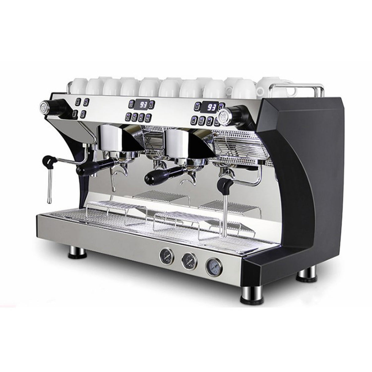 Commercial Double Head Espresso Coffee Machine Semi Automatic 817x502x452mm | G3120 C