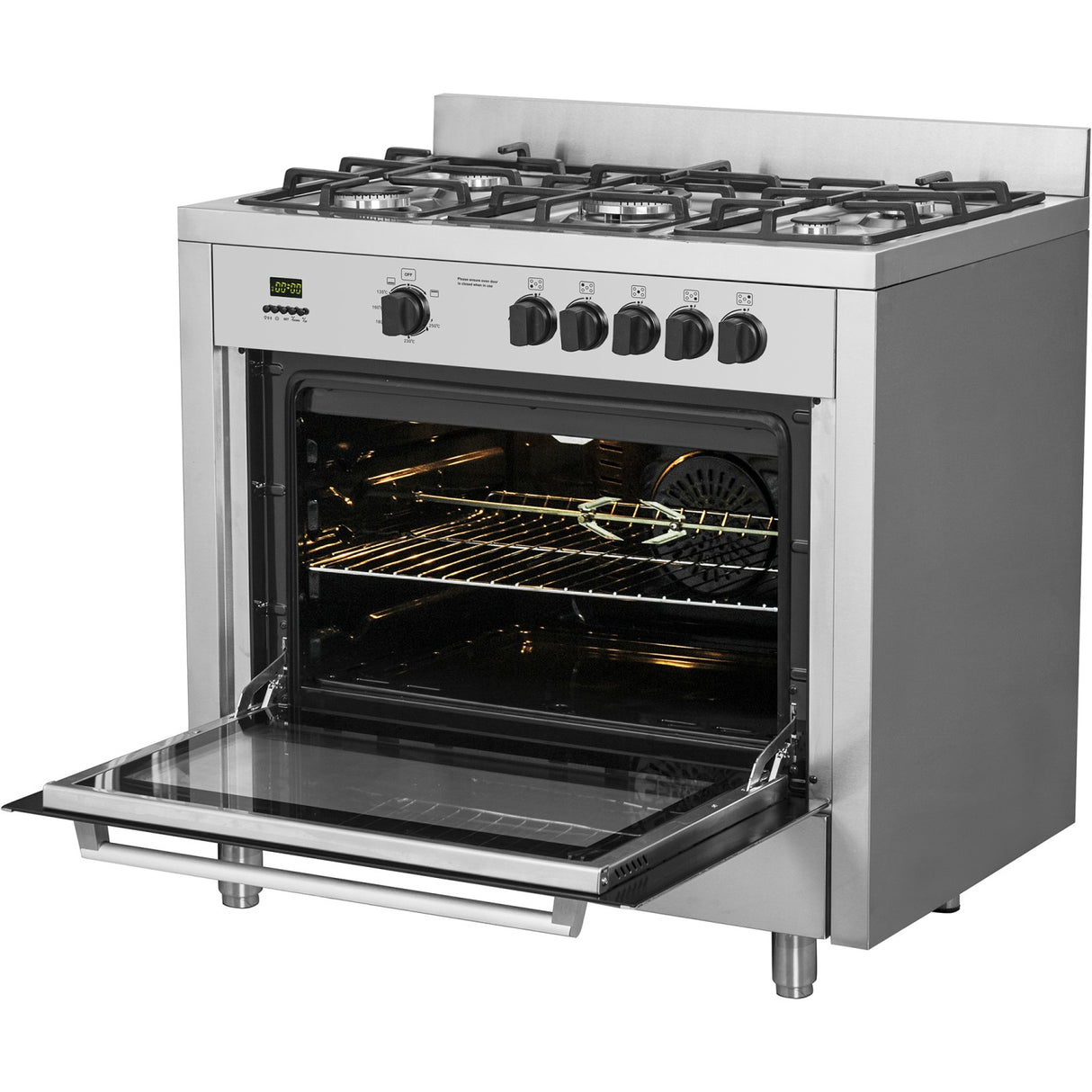 Professional Gas Range 5 Burners 10k W Gas Oven 4.2k W | G36 D085010