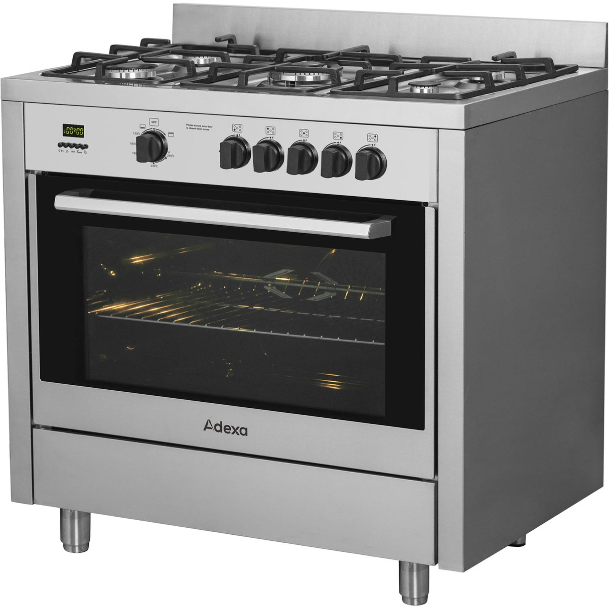 Professional Gas Range 5 Burners 10k W Gas Oven 4.2k W | G36 D085010