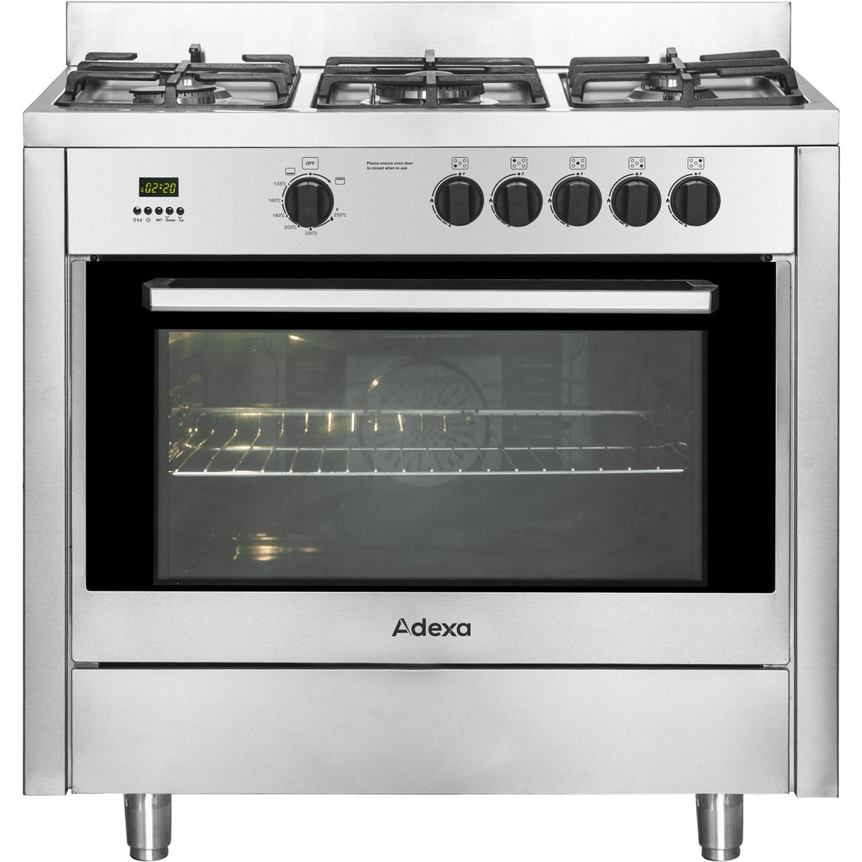 Professional Gas Range 5 Burners 10k W Gas Oven 4.2k W | G36 D085010