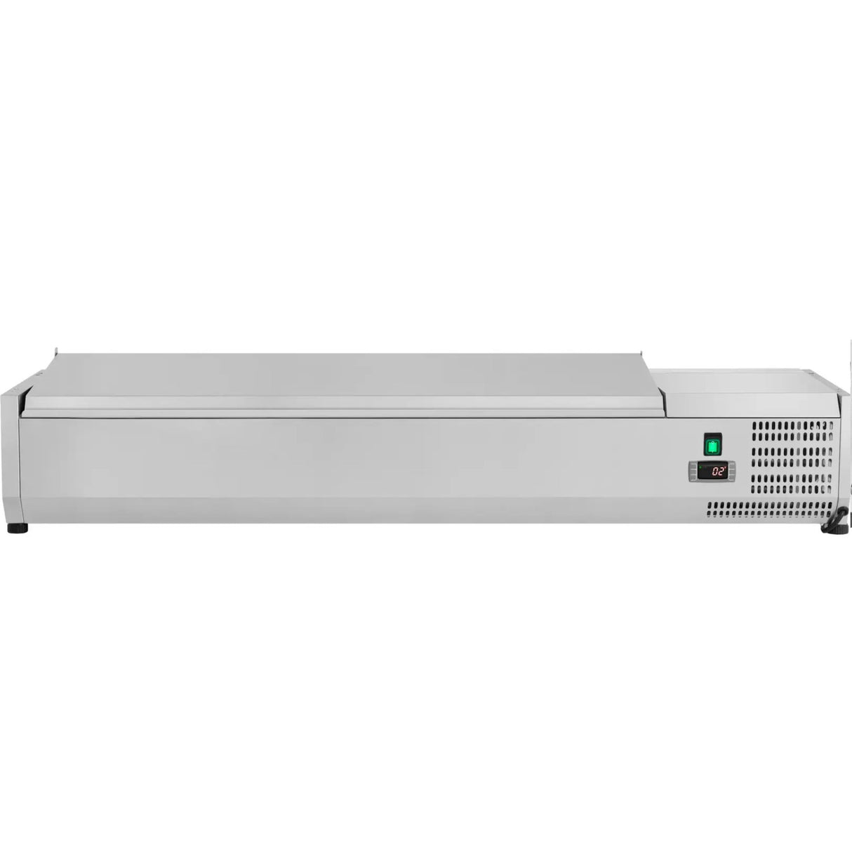 Refrigerated Servery Prep Top 1500mm 6x Gn1/3 Depth 380mm Stainless Steel Lid | Ga515