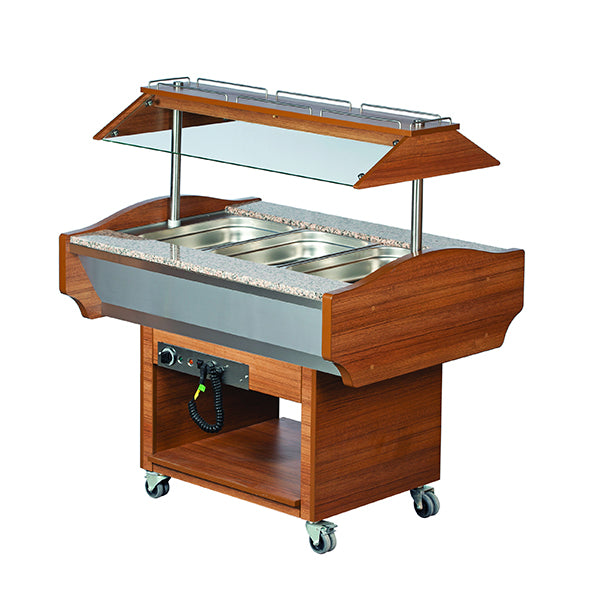 3 X Gn1/1 Hot Buffet Display