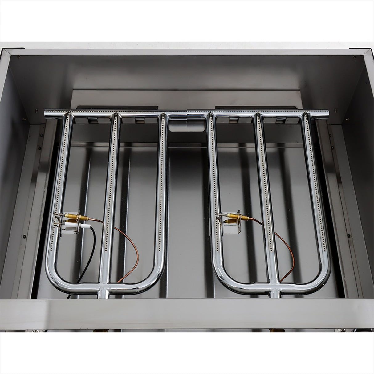 Commercial Gas Bbq Grill 2 Burners Table Top | Gg1102 B