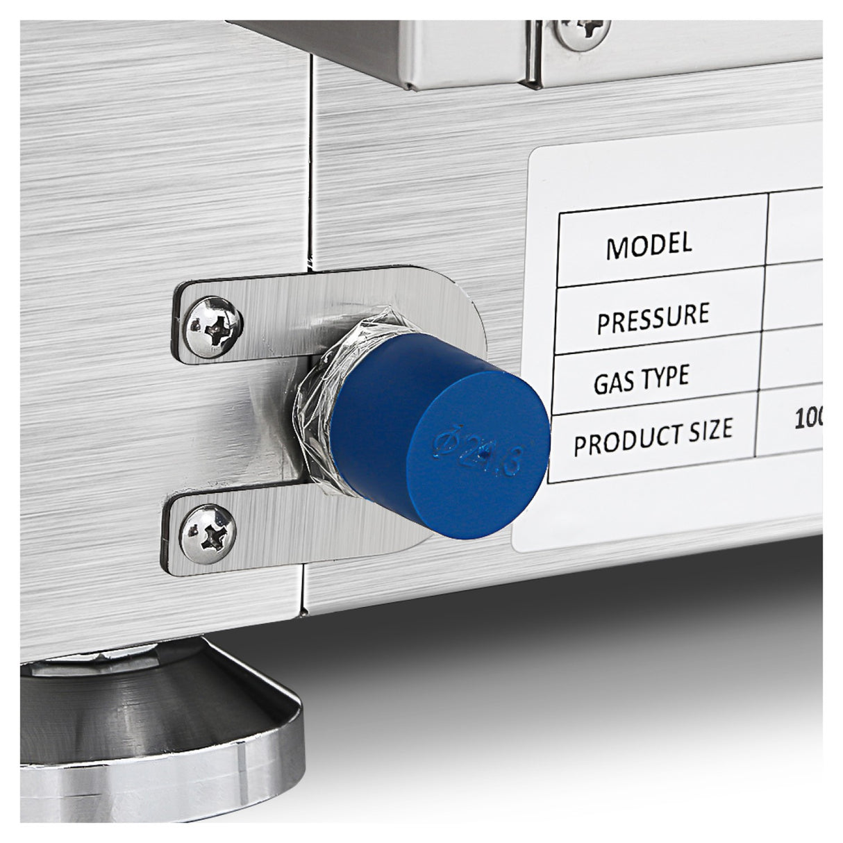 Commercial Gas Griddle Smooth/Ribbed Plate 3 Zones 9k W Countertop | Ggn10002