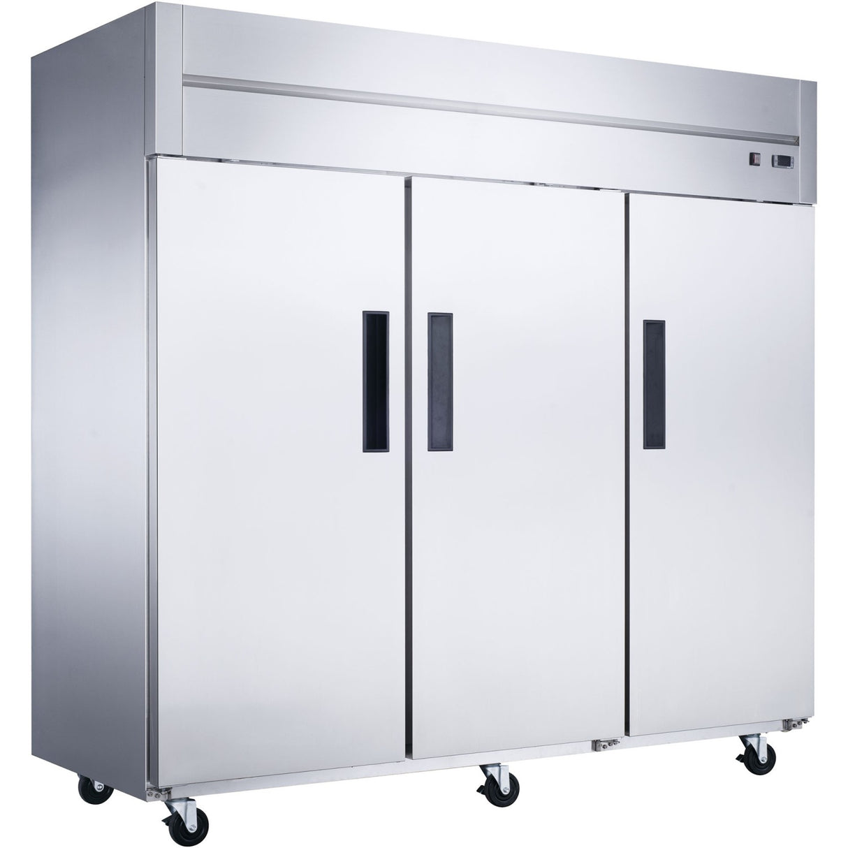1800lt Commercial Upright Refrigerator Triple Door Stainless Steel | Gn210 Ar