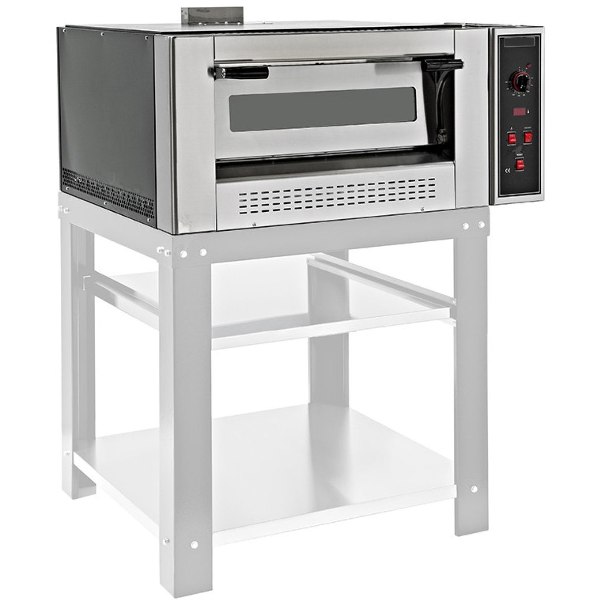 Gas Pizza Oven 1 Chamber 4 Pizzas Of 12'' | Emp4 G