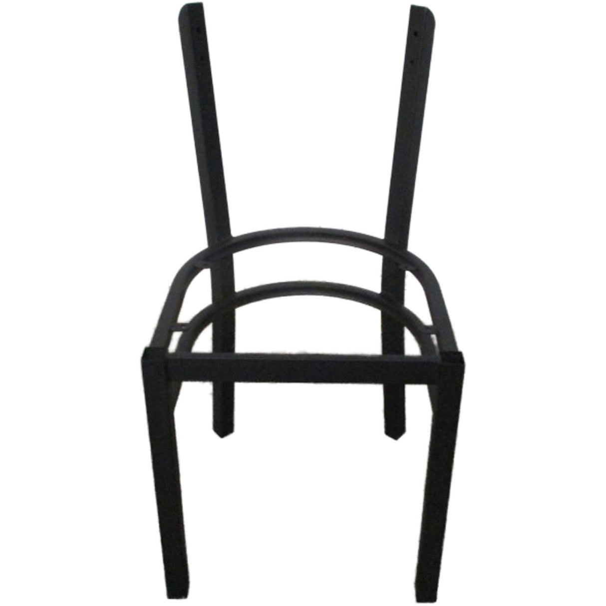 Black Steel Chair Frame For Curved Backrest | Gs6 V5 Frameblack