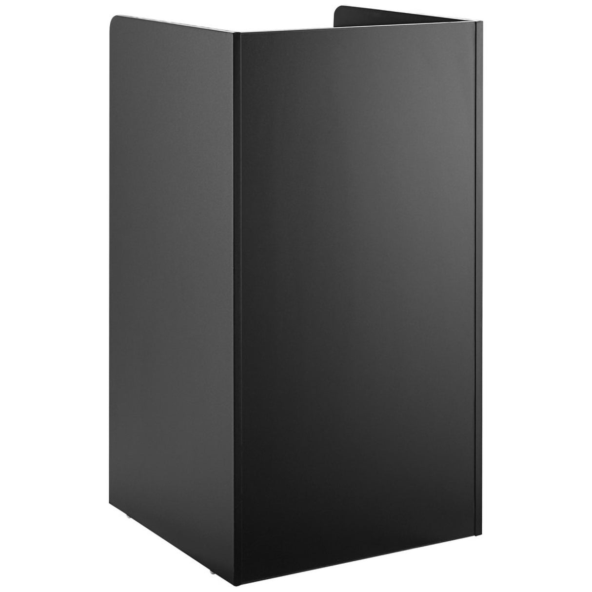 Commercial Rubbish Bin Cabinet &Amp; Tray Shelf 'Thank You' Black | Gslj006 B