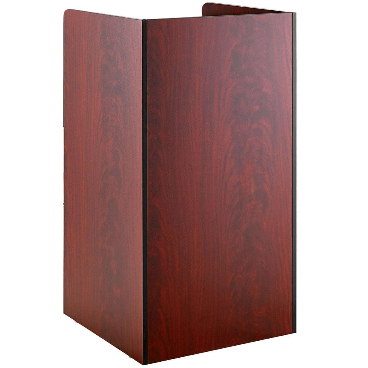 Commercial Rubbish Bin Cabinet &Amp; Tray Shelf 'Thank You' Mahogany | Gslj006 M