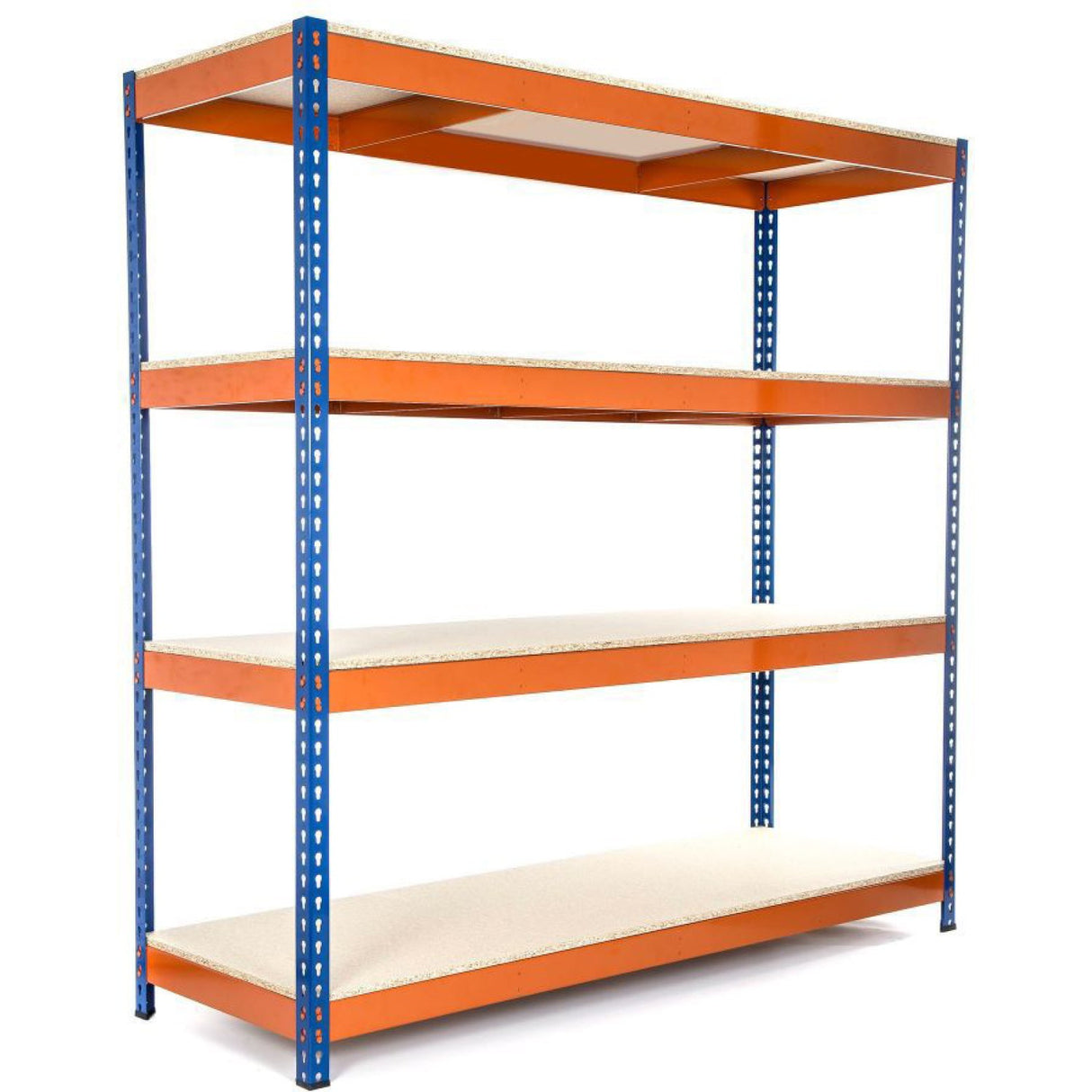 Industrial Shelving Unit Heavy Duty 1830x455x1980mm 4 Shelves 400 Kg/Shelf Powder Coated Steel | Ty4551830