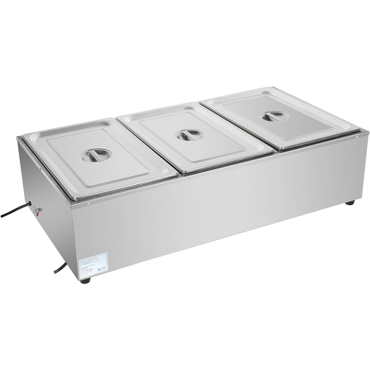 Commercial Xl Bain Marie With Drain Tap 3x Gn1/1 1040x560x280mm | Hb3 Xl