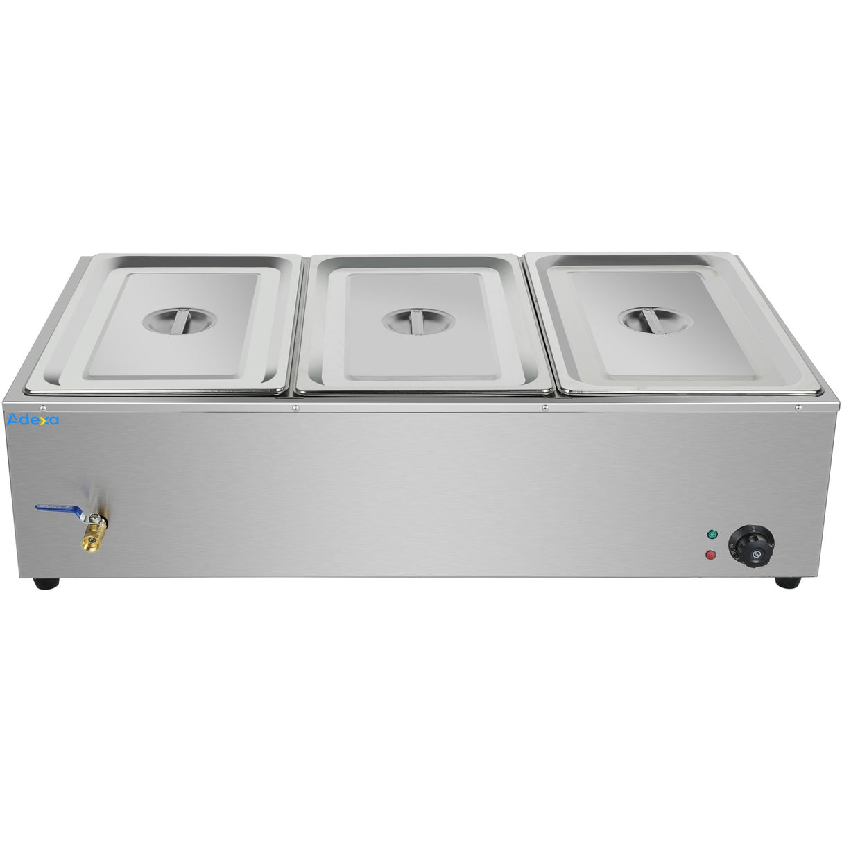 Commercial Xl Bain Marie With Drain Tap 3x Gn1/1 1040x560x280mm | Hb3 Xl