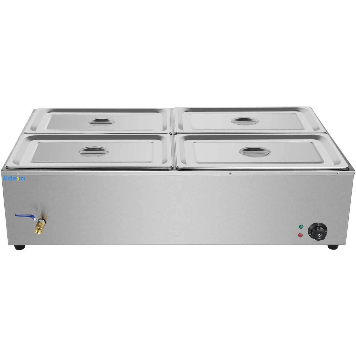 Commercial Xl Bain Marie With Drain Tap 4x Gn1/1 1100x700x280mm | Hb4 Xl