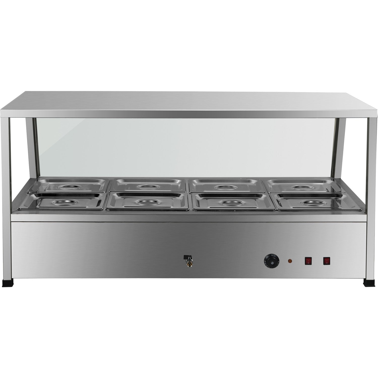 Display Bain Marie Countertop 10x Gn1/2 150mm |  Hbm213